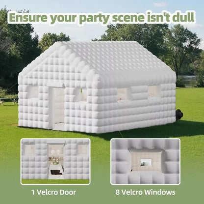 16x20x12ft White Inflatable Nightclub Tent Outdoor for Disco Party