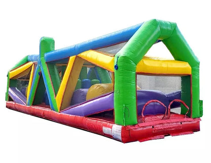 40L Retro Inflatable Obstacle Course Radical Run