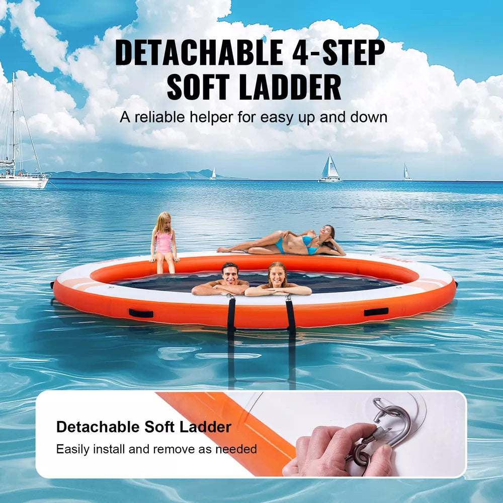 Inflatable Floating Dock 10FT Water Platform