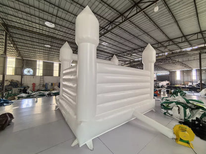 White Inflatable Bounce Castle House For Wedding Party