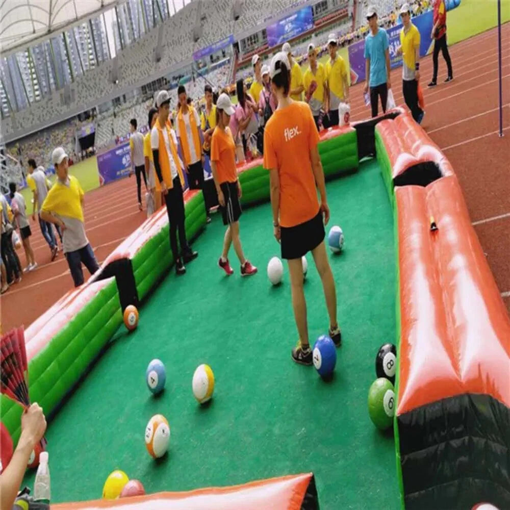 Inflatable Snooker Football Pool Game for Events