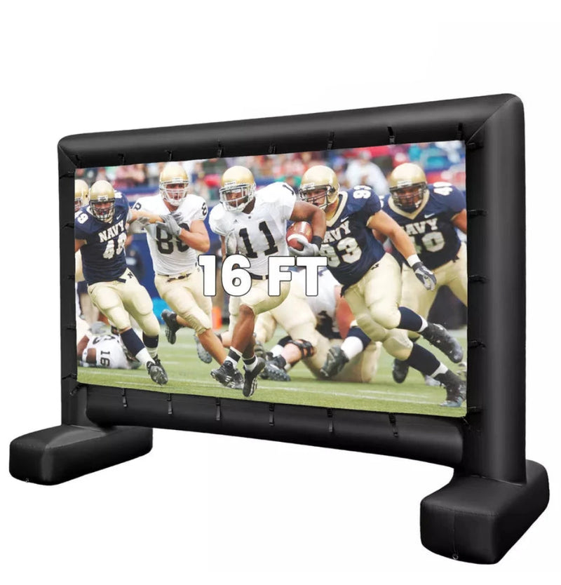 16 FT Inflatable Movie Screen Outdoor 1080P FHD