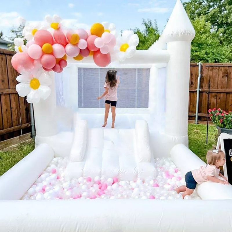 Château gonflable commercial en PVC 4x2,5mx2,5m pour fêtes d'enfants