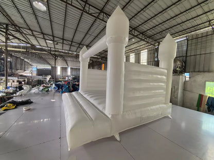 White Inflatable Bounce Castle House For Wedding Party