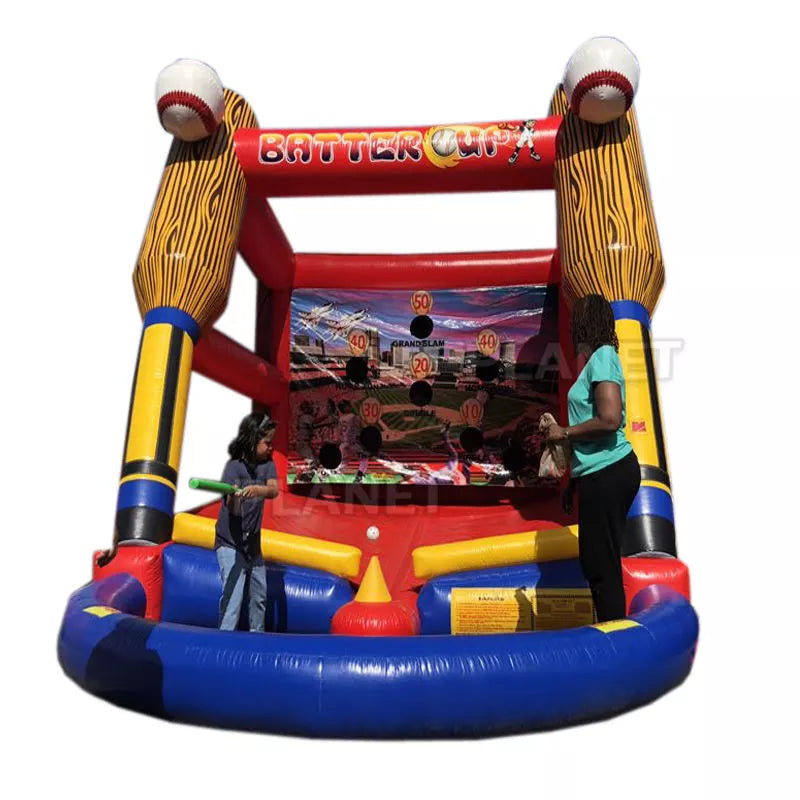 Inflatable Baseball Game Batting Cage for Kids Outdoor Fun