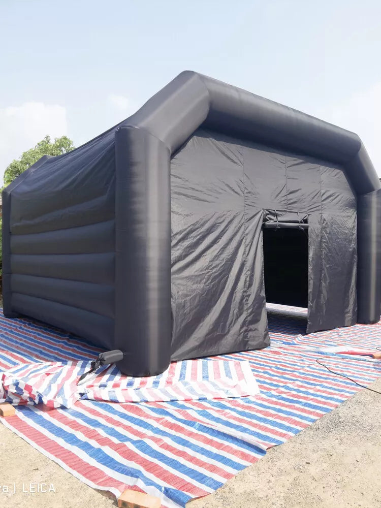 Inflatable Night Club Tent Portable Inflatable VIP Party Cube Tent Black Tent