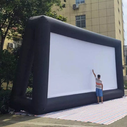 Outdoor Inflatable Movie Screen with Blower