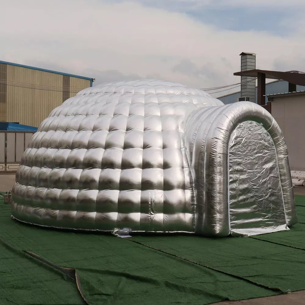 Inflatable Igloo Dome Tent with LED Light for Party or Wedding