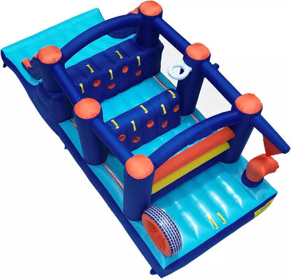 Inflatable Obstacle Course Bounce House with Slide