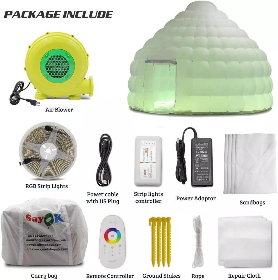 Inflatable Igloo Dome Tent for Events