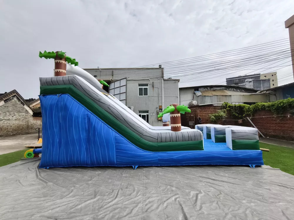 27ft Gaint Inflatable Water Slide Wet & Dry Outdoor Slide Adult Kids For Fun