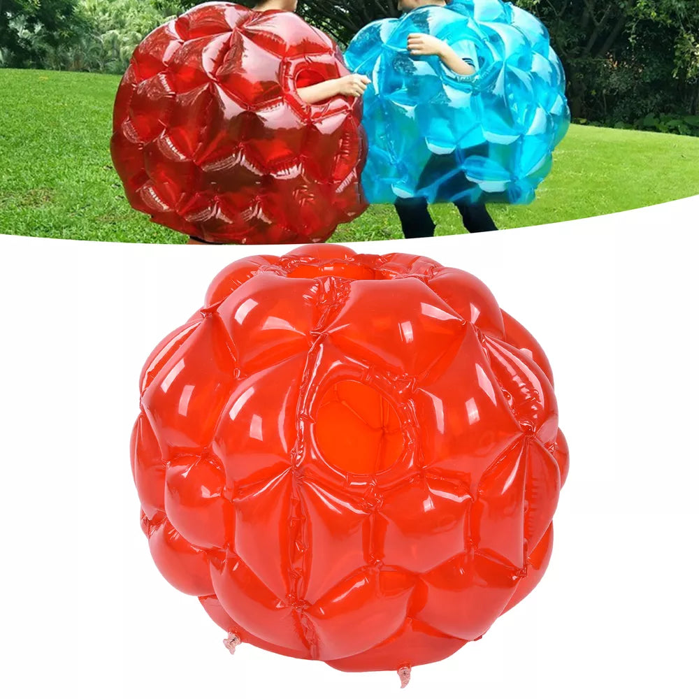 Inflatable Bumper Ball 23.6inch Foldable Portable Body Bubble Ball for Family