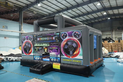 16FT Inflatable Boom Box Bounce House Jumping Bouncy Castle Moon Walk