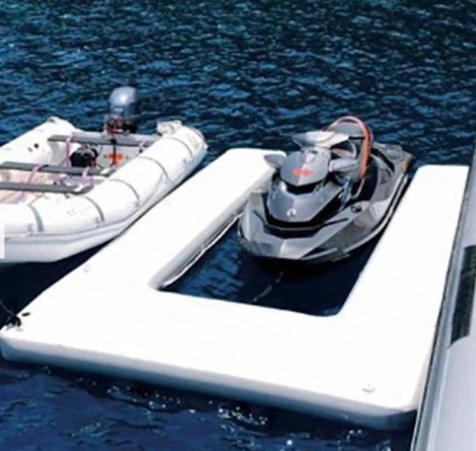 Inflatable Floating Dock Platform for Water Activities