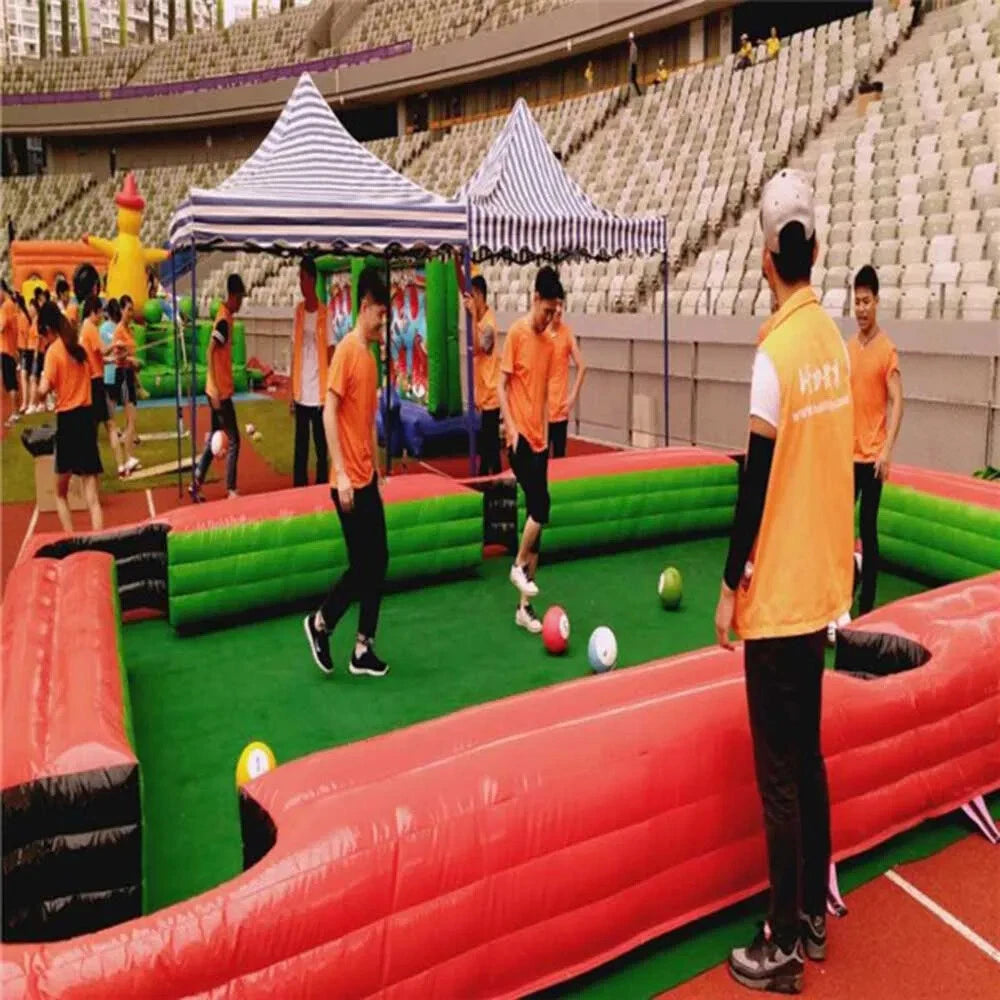 Inflatable Snooker Football Pool Game for Events