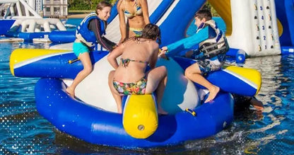 13FT Inflatable Disco Boat Aqua Park UFO for Water Adventures