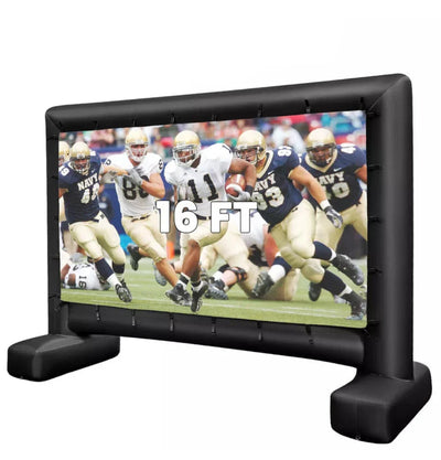 16 FT Aufblasbare Filmleinwand Outdoor 1080P FHD