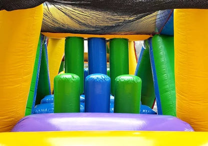 40L Retro Inflatable Obstacle Course Radical Run