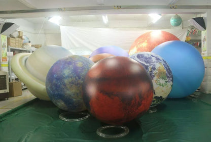 Inflatable Planets Solar System with LED Lights