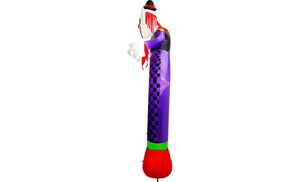 Inflatable Halloween Clown Archway with LED Lights