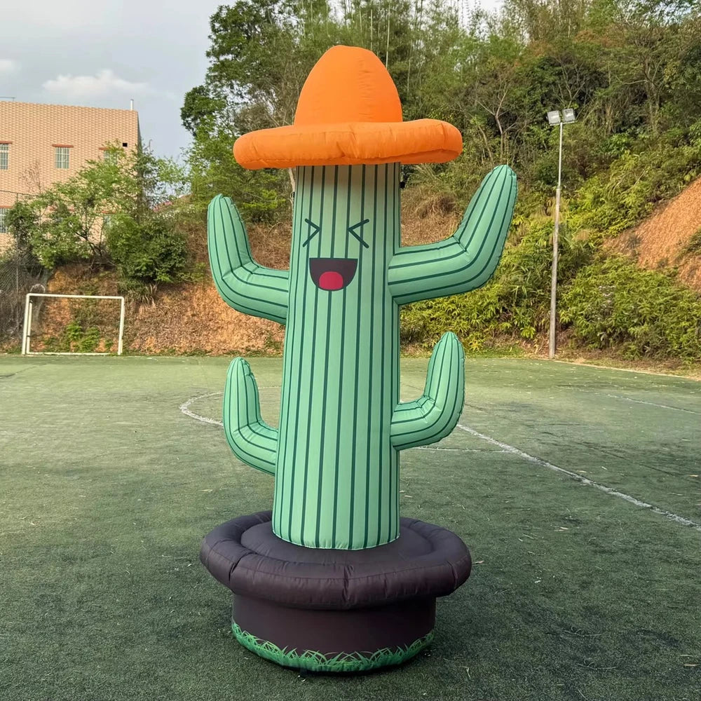 Inflatable Cactus Ring Toss Game with 10 Rings