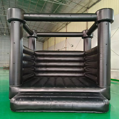 Inflatable Black Bounce House Dark Party Wedding Castle Jump