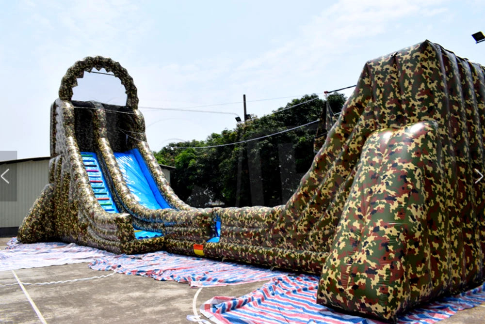 Inflatable Zip Line Slide Obstacle Course Adventure