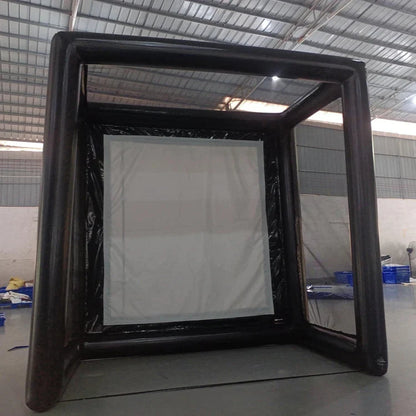 Inflatable Golf Simulator Enclosure for Indoor Outdoor Use