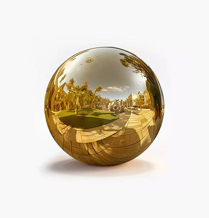 Inflatable Gold Mirror Ball Airtight Shiny Ball For Event Decor