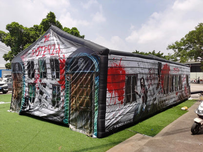 Halloween Inflatable Haunted House Maze