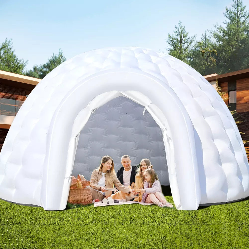 Inflatable Igloo Dome Tent with LED Light for Events