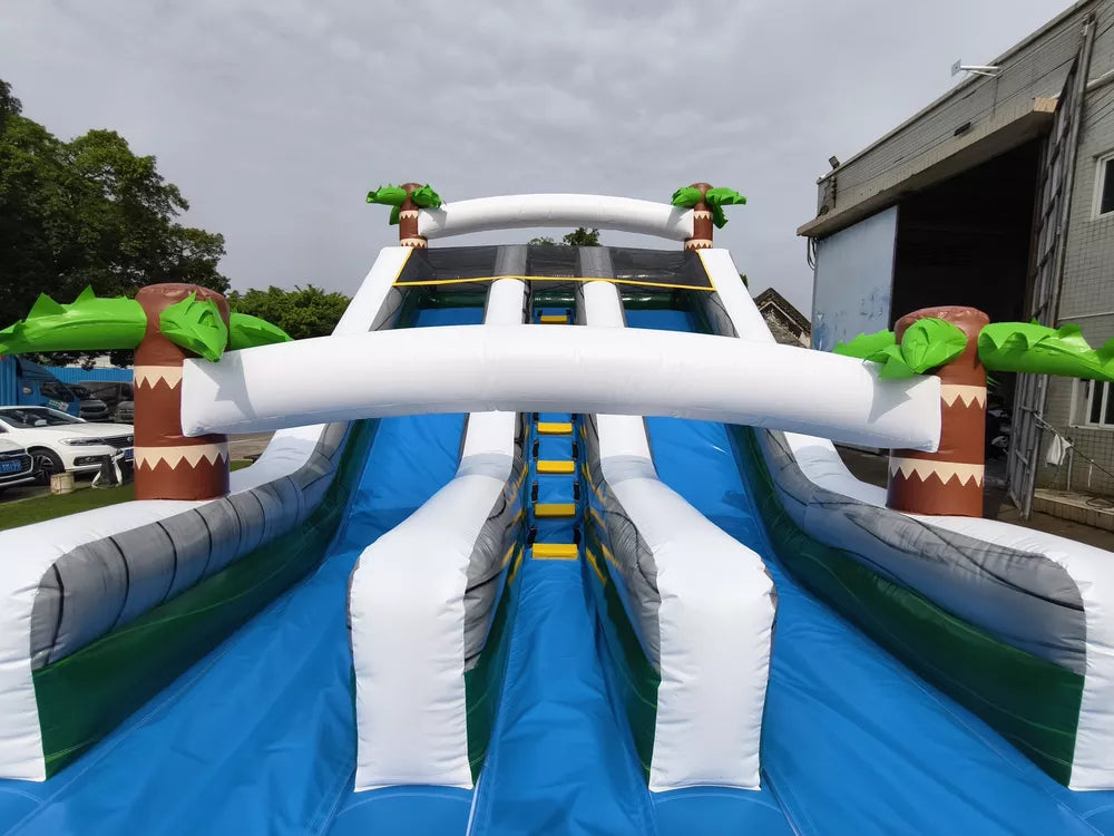 27ft Gaint Inflatable Water Slide Wet & Dry Outdoor Slide Adult Kids For Fun