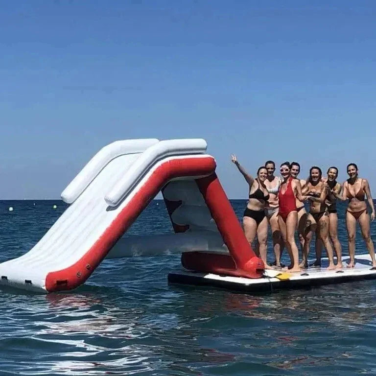 Aufblasbare Wasserrutsche für SUP Boards oder Plattformen