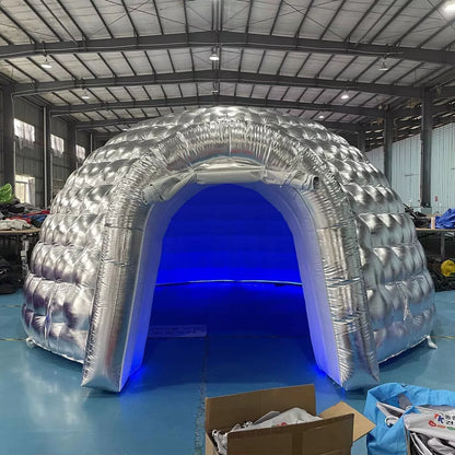 Inflatable Igloo Dome Tent with LED Light for Party or Wedding