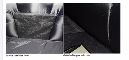 20FT Black Portable Inflatable Night Club Blow Up Disco Tent
