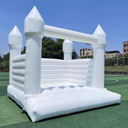 White Inflatable Bounce Castle House For Wedding Party