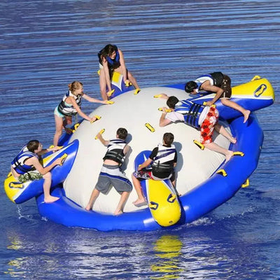 Aventura en Parque Acuático Hinchable Discoteca Remolcable