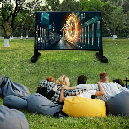 Inflatable Projector Screen 16FT Outdoor Airtight Design