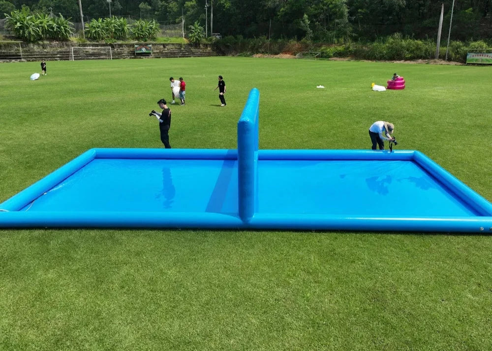 33FT Inflatable Volleyball Court for Outdoor Water Games