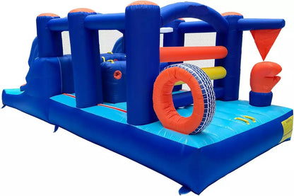 Inflatable Obstacle Course Bounce House with Slide