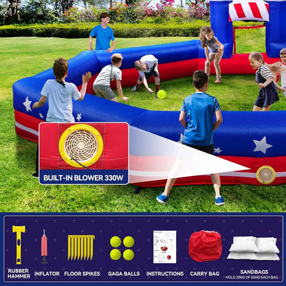 20FT Portable Inflatable Gaga Ball Pit