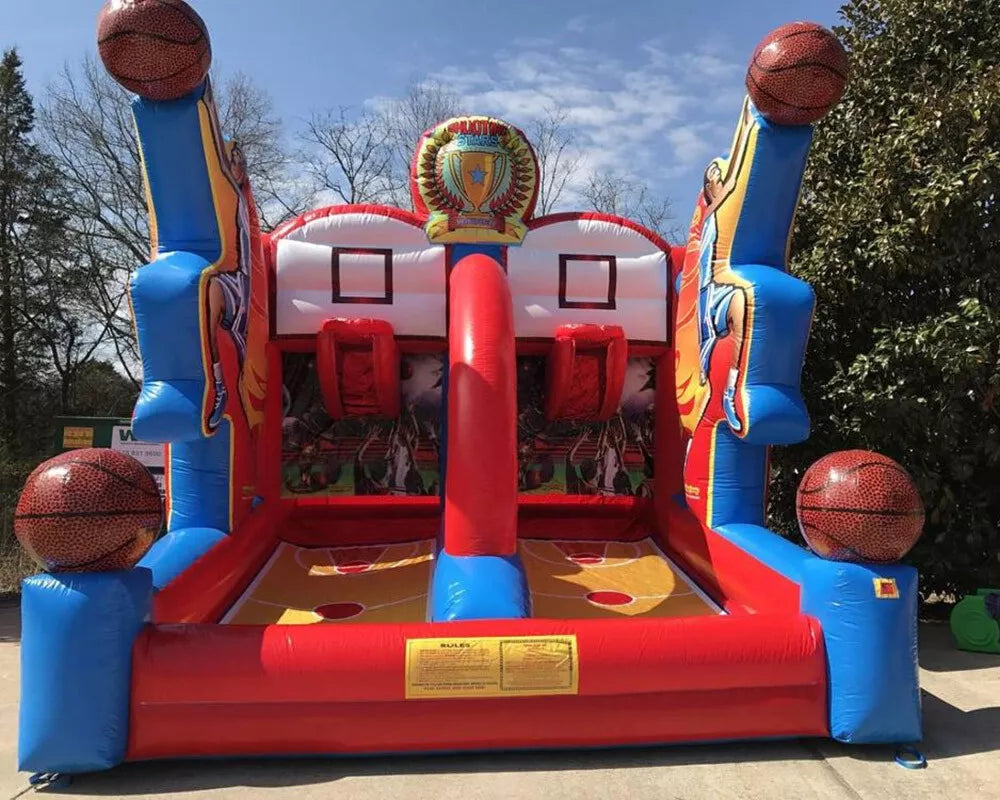 Aufblasbares Basketballspiel Korb-Mania für Partys