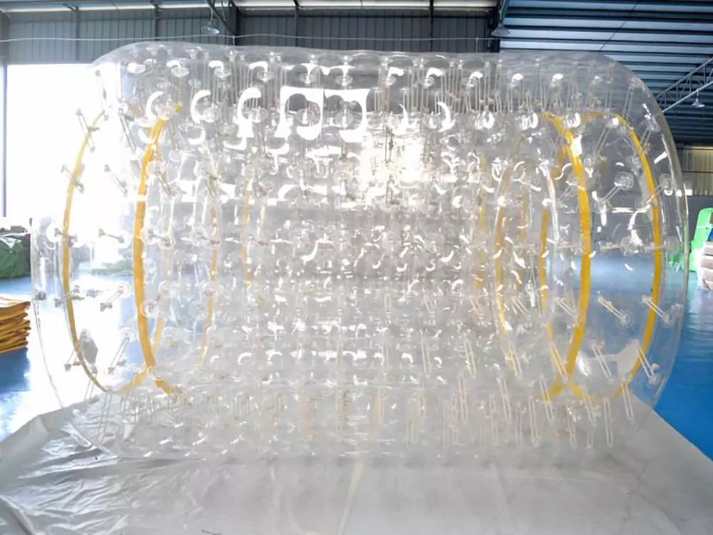 Aufblasbarer transparenter Wasserläufer für Seen und Pools