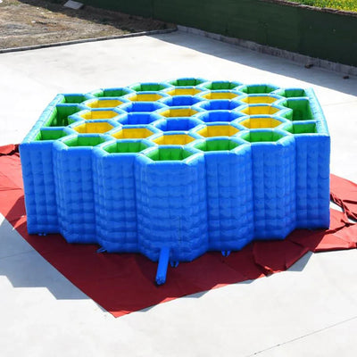 Laberinto Hinchable Panal PVC Grado Comercial Interior Exterior