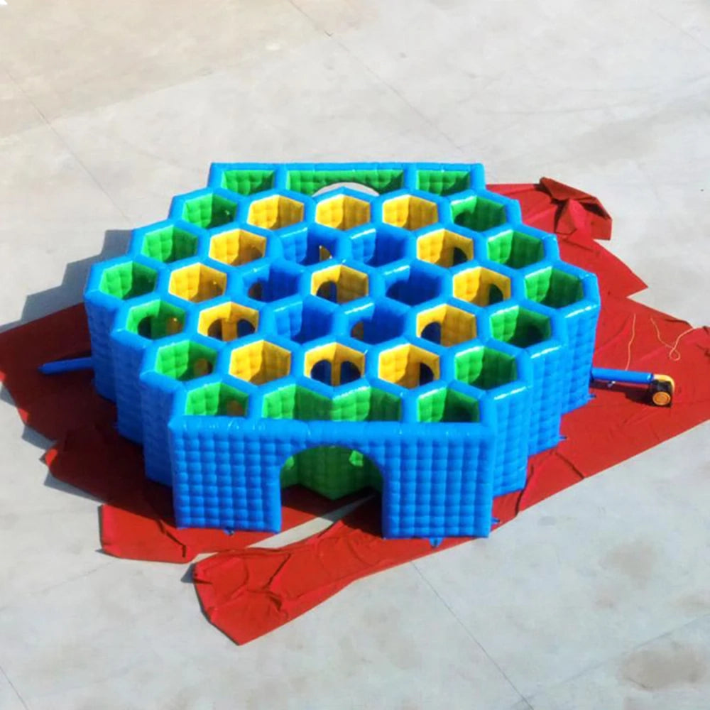 Inflatable Labyrinth Honeycomb Commercial Grade PVC Indoor Outdoor