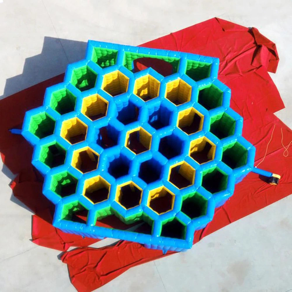 Inflatable Labyrinth Honeycomb Commercial Grade PVC Indoor Outdoor