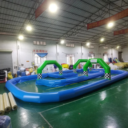 Inflatable Race Track for Kids Go Karting