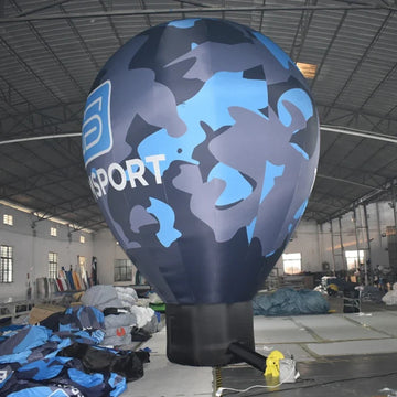 Globo publicitario inflable con logotipo personalizado para exhibición con impresión digital